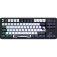 Dark Project ALU87B Bushido G3Ms trådbundet gamingtangentbord Moonstone, US ISO