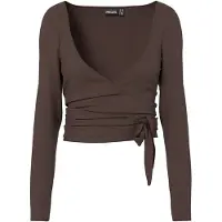 Pieces T-shirt 'PCROYA' brun
