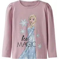 Name It Mini T-shirt 'NMFOsma Frozen' ljusblå / mauve / vit