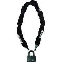 ABUS 37RK/70 + 14KS låskedjekombination 37RK/70/14KS 150 CM SVART sort