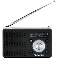 Technisat Batteridriven radio DIGITRADIO 1 A DAB+, FM uppladdningsbart Svart, Silver