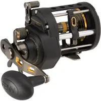 PENN Fishing PENN Havsfiske Rulle Fathom II Level Wind (Storlek & Vevsida: 20LW 290m/0.46mm Höger)