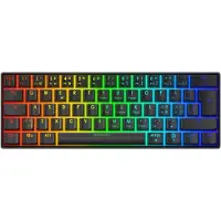 Deltaco DK470 60% mekaniskt tangentbord, lubed hot-swap KTT-switchar