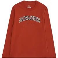 Jack & Jones Långärmade T-shirts JJECALEB VARSITY pojkar - Röd - 15 Jahre