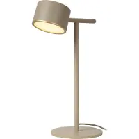 Lucide LED bordslampa Gian, dimbar, Creme / bärnsten, Vardagsrum / matsal, Metall, Modern, LED-bordslampa