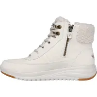 SKECHERS för kvinnor. 144756 On The Go Stellar Alpine Adventure beige stövlar (38), 3 till 5 cm, Zip, Casual, Utomhus