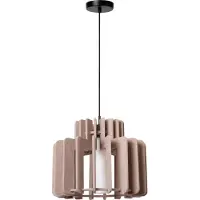 Lucide Hänglampa Rollo, dimbar, Creme / bärnsten, Vardagsrum / matsal, Textil / tyger / siden, Pendellampa
