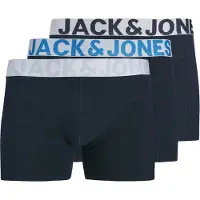Jack & Jones Boxershorts 'JACCONOR' marinblå / ljusblå