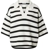 EDITED The Label Oversize t-shirt 'Mireia' svart / vit