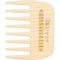 TEK Small Wide-Tooth Comb in Natural Wood