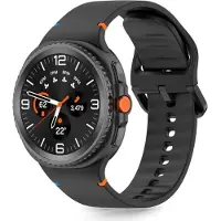 Tech-Protect Samsung Galaxy Watch8/Watch8 Classic Silikonarmband - 40mm/44mm/46mm - Svart