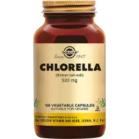 Solgar , Klorell (Bryt Cell-Vägg), 100 Vegetariska kapslar (520 mg per Capsul)