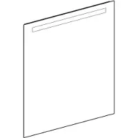 Geberit Spegel option basic m/ljus top 800x900 mm