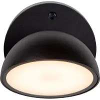Lucide LED utomhus vägglampa Finn, Svart, Metall, LED-vägglampa utomhus