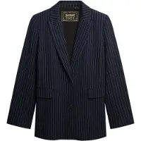 Superdry Pinstripe Boyfriend Blazer