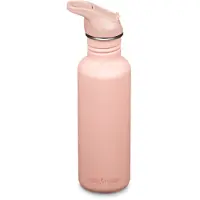 Klean Kanteen Classic 800 ml (W/ Flip Seal Sport Cap and Straw) Peach Parfait