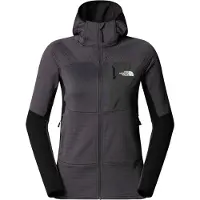 The North Face - Fleece dam - W Polartec Powergrid Stormgap Hoodie Anthracite Grey TNF Black för Unisex - Storlek M - Grå