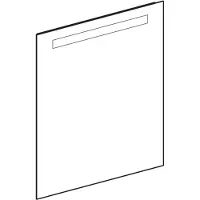 Geberit Spegel option basic med lys upptill 600x700 mm