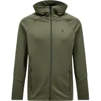 Peak Performance Men's Rider Essentials Zip Hood Pine Needle/pine Needle/