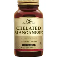 Solgar , Chelatad Mangan, 100 Tabletter