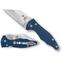 Spyderco Yojimbo 2 CPM SPY27 C85GPCBL2 Cobalt Blue G10, pocket knife, Michael Janich design