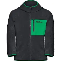 Jack Wolfskin Kids' Ice Curl Hood Jacket Phantom / Green