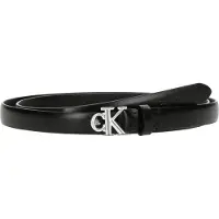 Calvin Klein Full Grain Leather Skinny Logo Belt