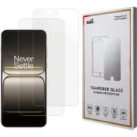 Saii OnePlus Nord CE5 3D Premium Härdat Glas Skärmskydd - 9H - 2 St.