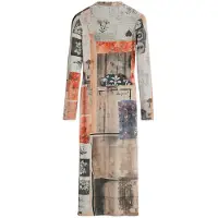 Desigual Klänning blandade färger