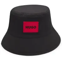 HUGO Kids' reversible bucket hat with logo details