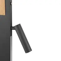 Brilliant LED golvlampa Streamline, dimbar, Svart, Vardagsrum / matsal, Metall, Modern, LED-golvlampa