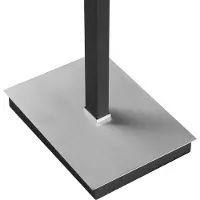 Brilliant LED golvlampa Pulse, dimbar, Svart, Vardagsrum / matsal, Metall, Modern, LED-golvlampa