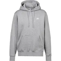 Nike Luvtröja Club - Grå/Grå/Vit, storlek X-Large