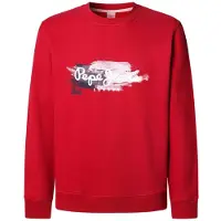 Pepe Jeans för män. PM5800026 Sweatshirt Trey röd (S), Casual, Bomull