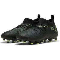 Puma Future 8 Match FG/AG Eclipse - Svart/Grön/Grön terräng Barn, storlek 28