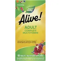 Nature'S Way Nature's Way, Alive! Daily energy, multivitamin and multimineral, 60 tablets