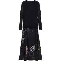Desigual Svart Polyester Klänning för Damer