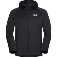 Jack Wolfskin Men's Peak District Hooded Full Zip Black