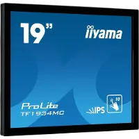 Iiyama ProLite TF1934MC-B7X - LED-skärm - 19 - öppen ram - pekskärm - 1280 x 1024 - IPS - 350 cd/m² - 1000:1 - 14 ms - HDMI, VGA, DisplayPort - svart