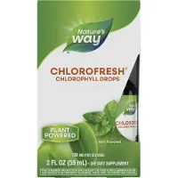 Nature'S Way , Naturens Väg, Chlorofresch, Klorofyll Droppar, Mint, 2 fl oz (59 ml)