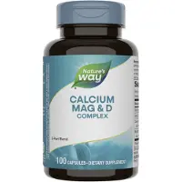 Nature'S Way , Kalcium Mag & D Komplex, 100 kapslar