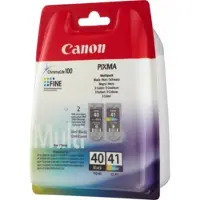 Canon Multipack bläckpatroner, svart + färg (PG-40 + CL-41)