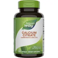 Nature'S Way , Kalcium Citrat, 500 mg, 100 Kapslar (250 mg per Kapsel)