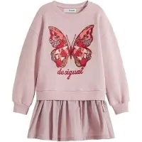 Desigual Klänning blandade färger / rosa