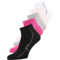 GUESS Sockor gråmelerad / rosa / svart / vit