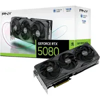 PNY Grafikkort Nvidia GeForce RTX 5080 GeForce RTX 5080 16 GB GDDR7 RAM NVIDIA G-Sync
