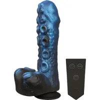 Doc Johnson - lökande vibrator med fjärrkontroll - blå