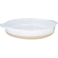 Lurch Terra Nova ugnsfast form, rund, vit/kräm