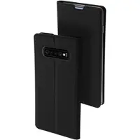 DUX Skin Pro Samsung Galaxy S10 Flipfodral - Svart