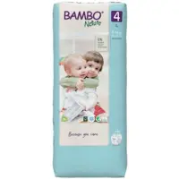 Bambo Nature Barnblöja, tålig/tap-barn, miljömärkt, , stl 4, 3-pack